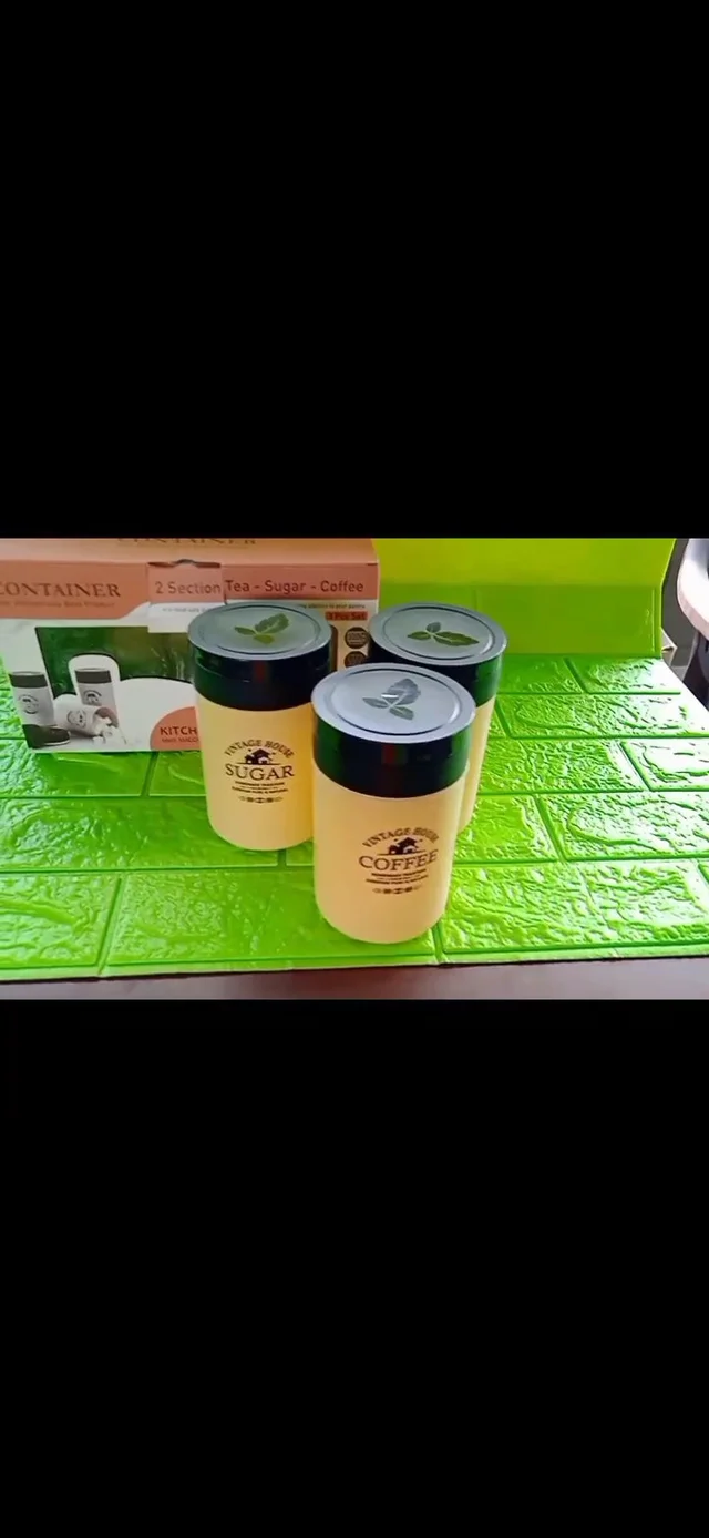 Sugar Tea Coffee Container Set Of 3