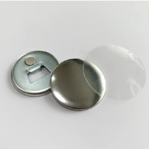 58mm Round Metal Magnet Cum Bottle Opener
