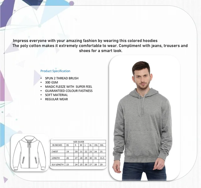 Hoodie with Cap & No Zip