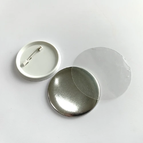 58mm Badge with Pin (White Back)