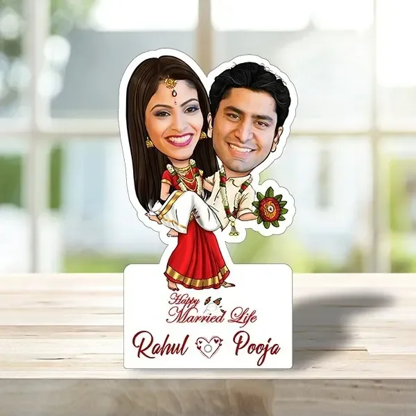 ACC13 - Fun Couple - Caricature Cartoon Frame
