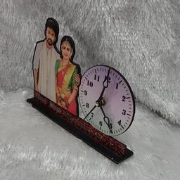 Clock with Photo Cutout - Customized Cutout Frame