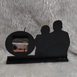 Clock with Photo Cutout - Customized Cutout Frame