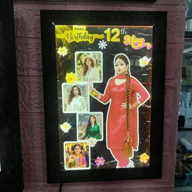Led Backlit Frame 8x12" Inch Size