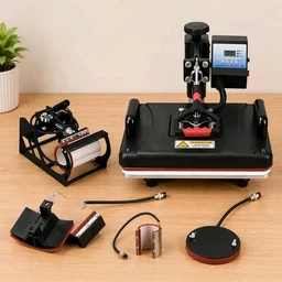 Startup Combo - Basic | Personalized Gift Business Starter Kit | Heat Press + Epson Printer + Sublimation Essentials - Machine Setup Only