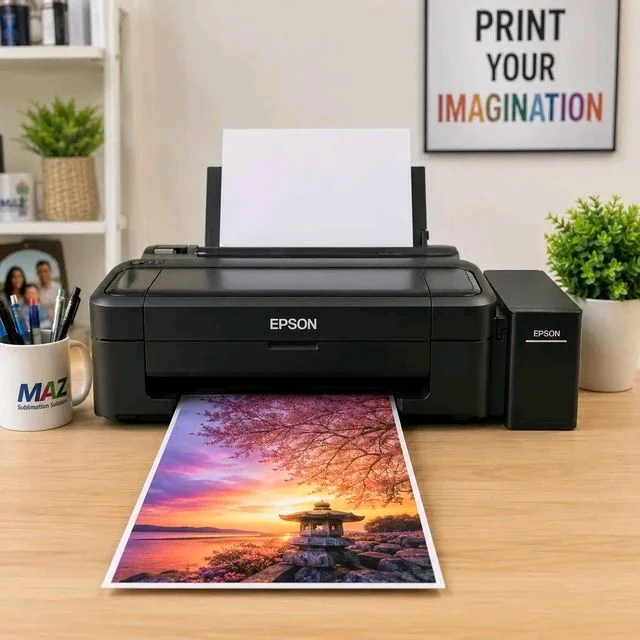 Startup Combo - Basic | Personalized Gift Business Starter Kit | Heat Press + Epson Printer + Sublimation Essentials - Machine Setup Only