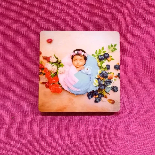 MDF 2x2" Inch & 8mm thickness - Square Shape Mini Fridge Magnet
