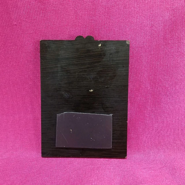 MDF 3x4" Inch - Photo with Custom Text in White Acrylic and Red Heart Fridge Magnet - Blank Material