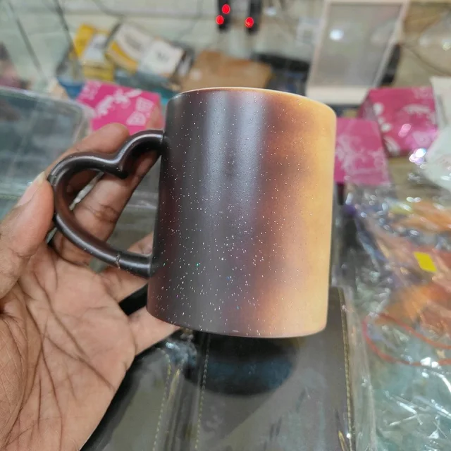 Magic Mug - Sparkle Heart Handle