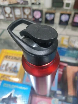 Engraved - Wide Mouth Sipper Aluminium 1 Liter Bottle - Maroon Color - Blank Material