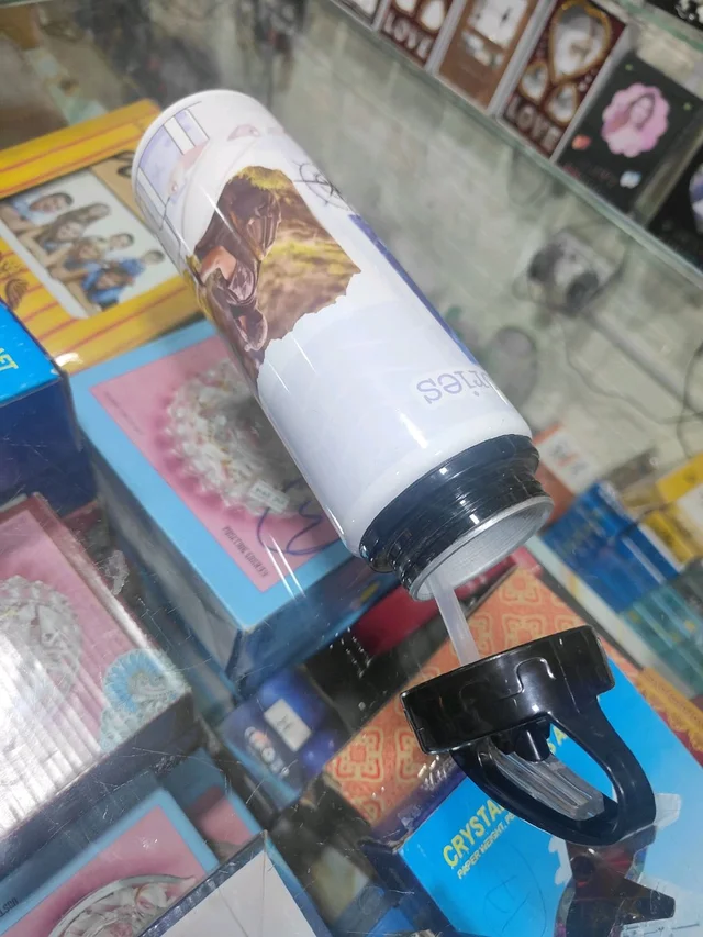 Printed - 750ml Aluminium with Straw Gym Bottle
