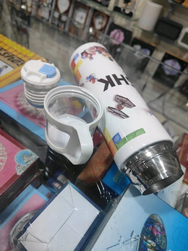 Printed - 500ml Hot & Cold Steel Bottle with Cup - Printed Product