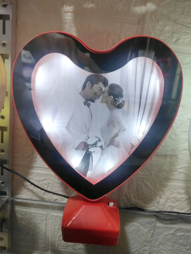 Big Heart Shape | Red Magic Mirror