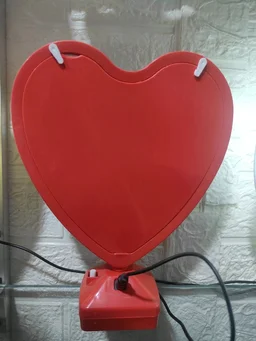 Big Heart Shape | Red Magic Mirror - Blank Material