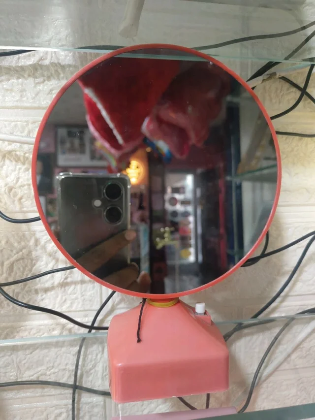 Small Round Shape | Red Magic Mirror - Blank Material