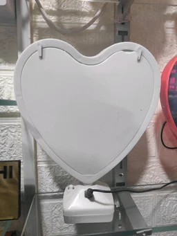 Big Heart Shape | White Magic Mirror - Blank Material