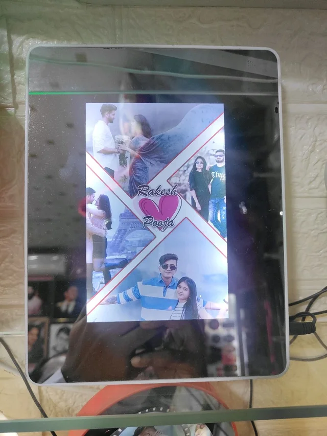 Big Rectangle Shape | White Magic Mirror
