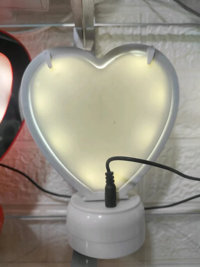 Small Heart Shape | White Magic Mirror - Blank Material