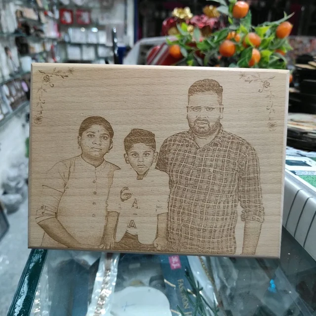 6x8" Inch Engraved Wooden Plaque - Blank Material