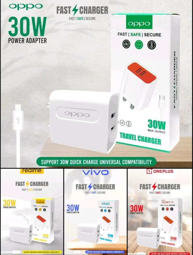 30W Dual USB Micro Charger All Brand Print OG Quality