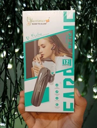 Glamour GM BT-12 Wireless Bluetooth Connectivity Earphone long time Battery Backup