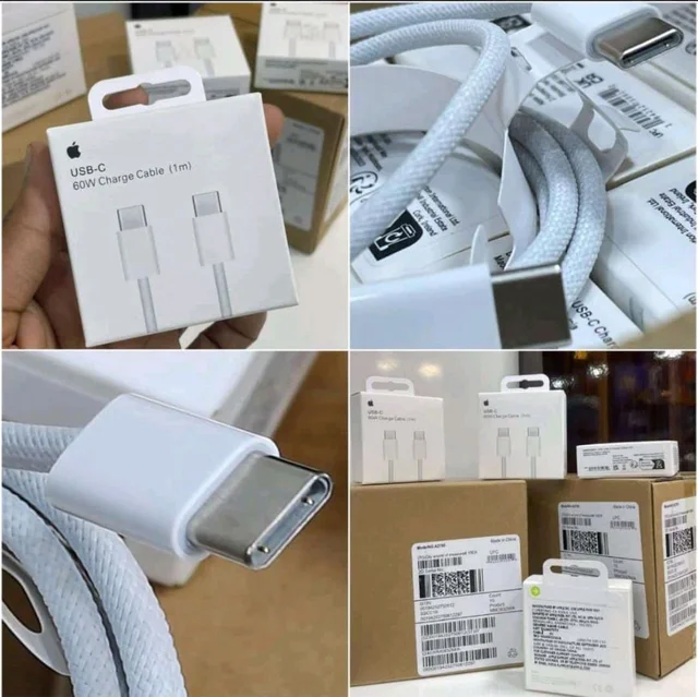 Type C to C Cable Apple Support High Speed Data Cable Imported