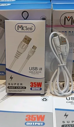 Mclen 35 Watt V8/Micro USB Quick Data Cable (10 Piece Master Box)