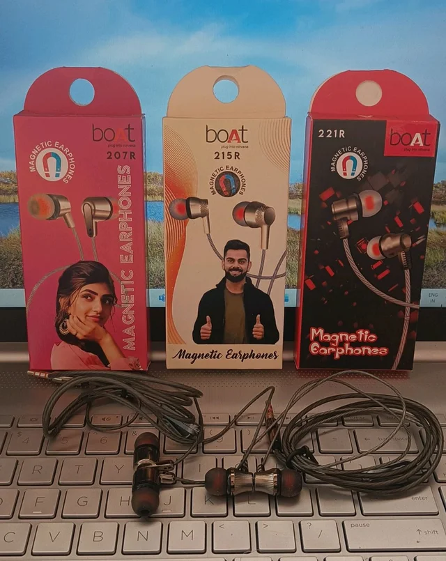 Boat Magnetic Earphone Box Packing Mix Model High Quality