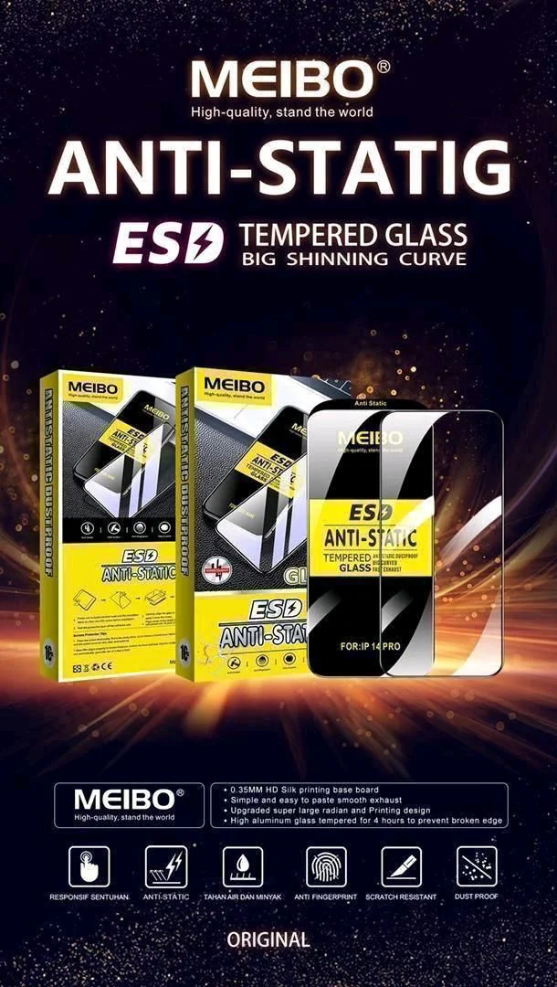Y200 5G/ V30 LITE 5G MEIBO ESD TEMPERED GLASS