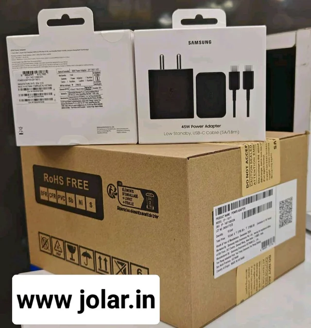 Samsung 45W Power Adapter With C to C Cable 💯 Imported OG (15 Month Warranty)✨