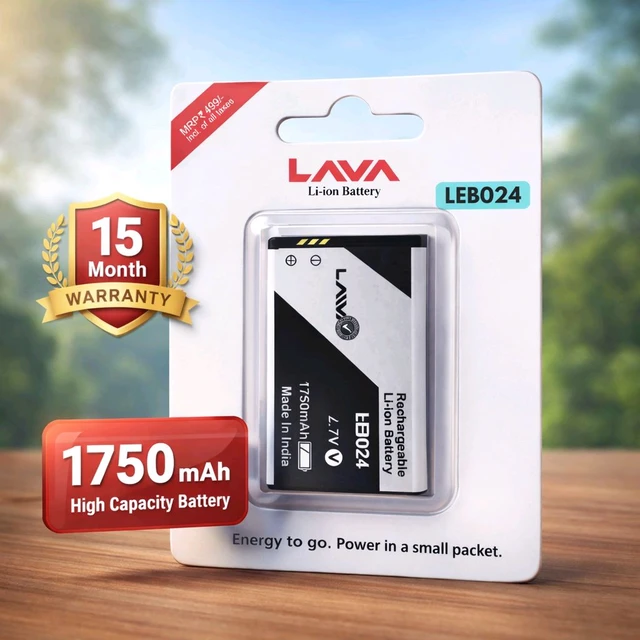 Lava LEB024 Battery 1750Mah High Capacity ( 15th Month Warranty)