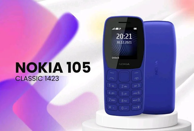 Nokia 105 Classic Single Sim 1423 HMD With Charger π«β¨