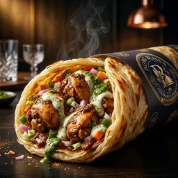 Masala Double Chicken Roll