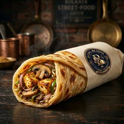 Kolkata Paneer Mushroom Kathi Roll
