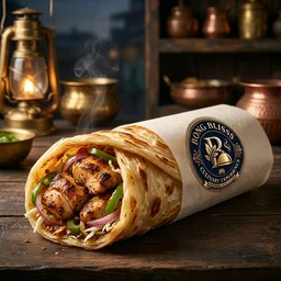 Classic Kolkata Chicken Kathi Roll