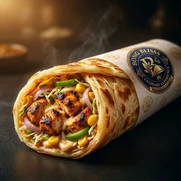 Kolkata Loaded Chicken Tikka Kathi Roll