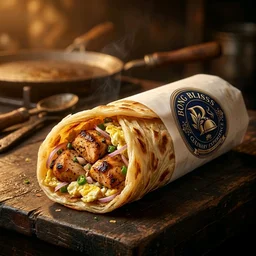 Classic Kolkata Chicken Egg Kathi Roll
