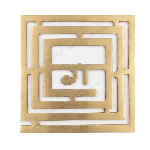Brass Square Helix Casting