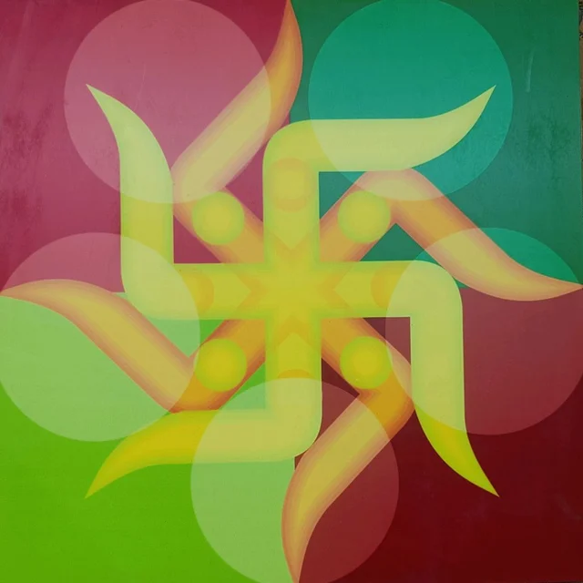 Painting Swastik 12"x12 "