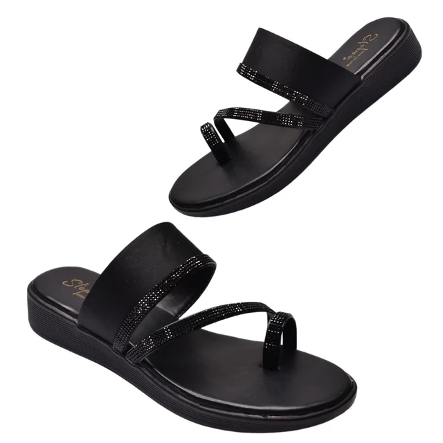 Stepee Slipper for women - Black