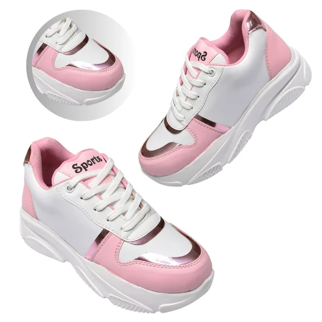 Stepee Women and Girls Sports Walking Shoes - Pink