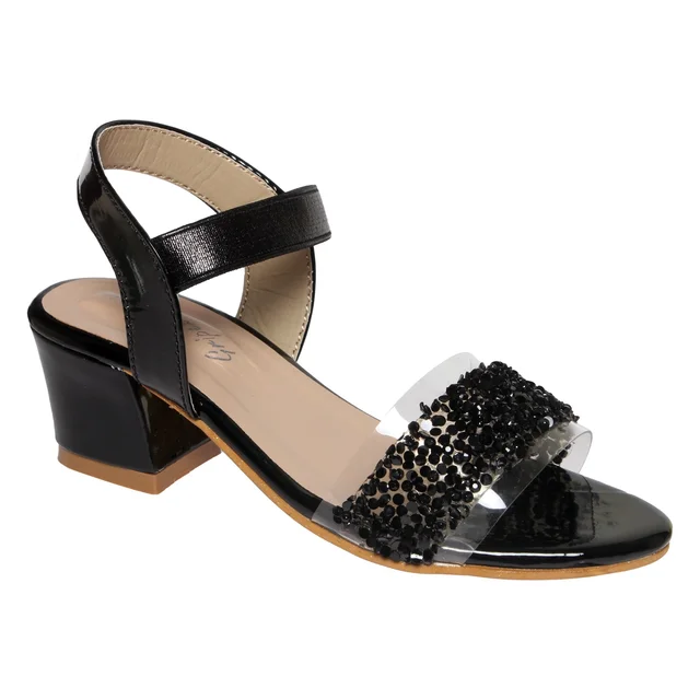 STEPEE Kids- Stepee Girls Heels - Black
