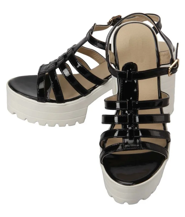 Stepee Women Heel -6 Pair set - Black