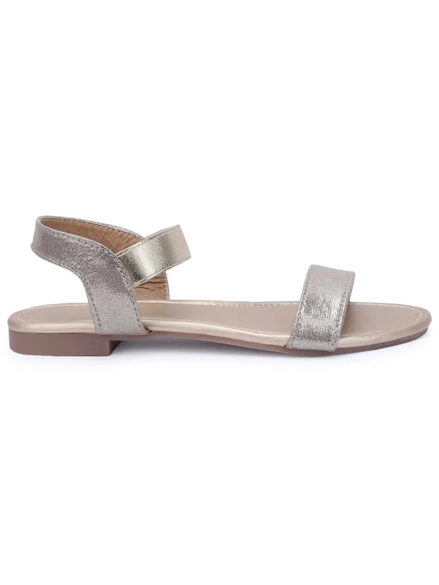 Stepee Flat Sandal -6 Pair set - Golden