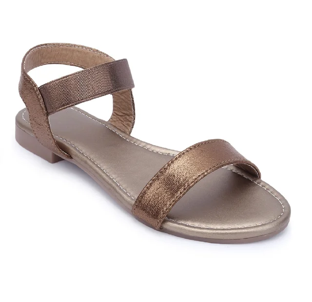 Stepee Flat Sandal -6 Pair set - Copper