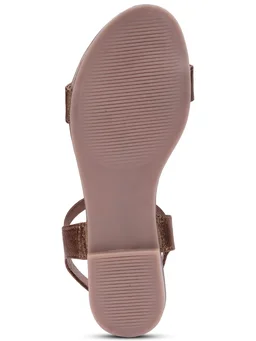 Stepee Flat Sandal -6 Pair set - Copper