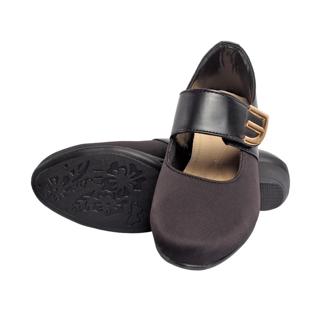 Stepee Black Fomal belly with memory insole 6 Pairset - Black