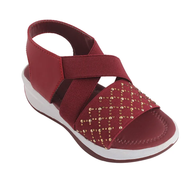 Stepee Cherry Kids sandal with siroski 8 Pair set - Cherry