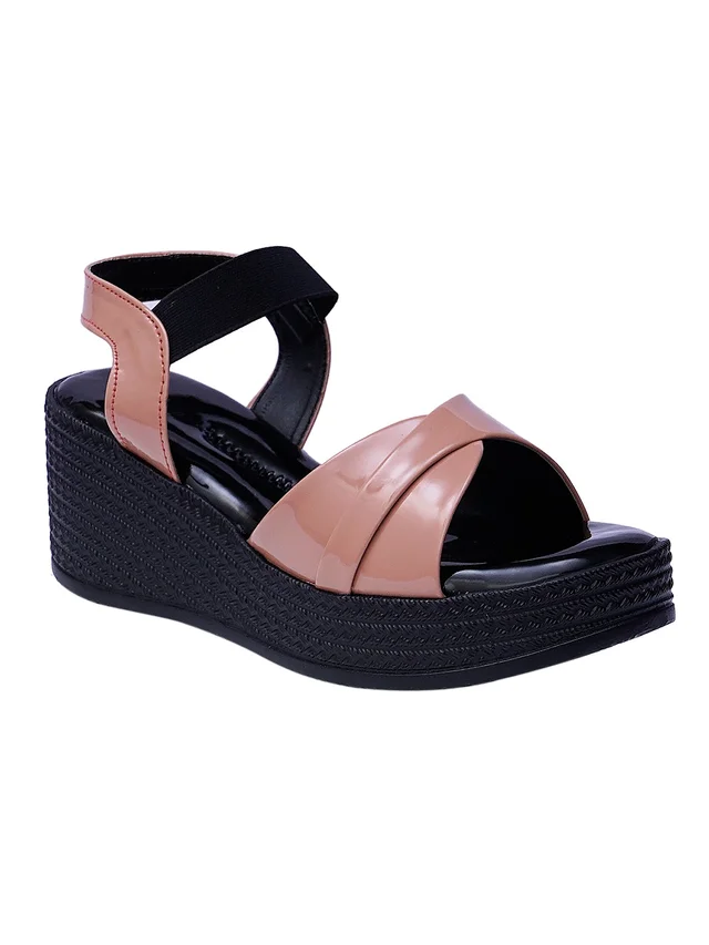 Stepee Peach Platform Heel sandal 6 Pair set - Peach