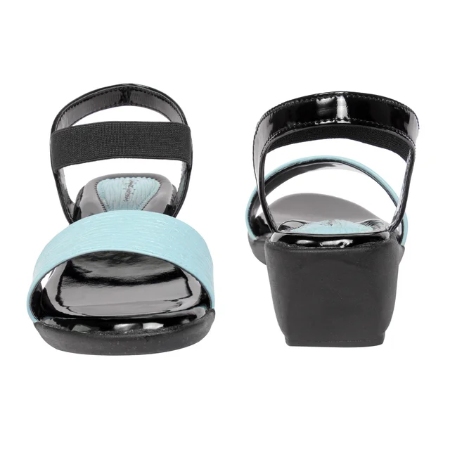 Stepee Flat Sandal 6 Pair Set - Sky blue